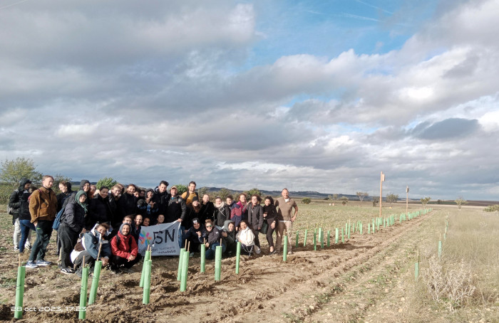 Entre las actividades desarrolladas desde el Civillalar de GREFA, se realizó una plantación en la finca demostrativa “Las Pozas”.