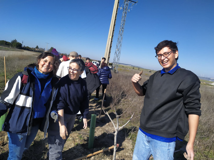 Como parte del Foro de la Naturaleza, se realizaron accciones como la reforestación con planta autóctona.