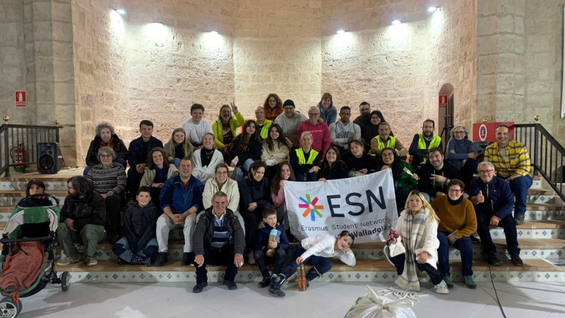 Participantes en las jornadas organizadas por GREFA en Villalar de los Comuneros (Valladolid). 