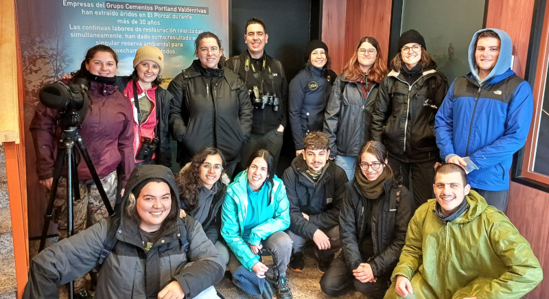 Alumnos del curso de “Técnico de centros de recuperación, reproducción y reintroducción de fauna salvaje”
