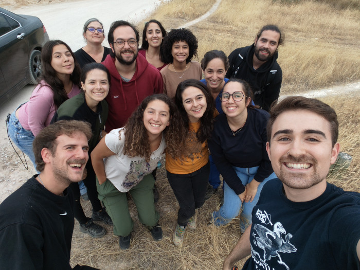 Equipo de GREFA que ha participado en la rehabilitación y suelta del búho real.