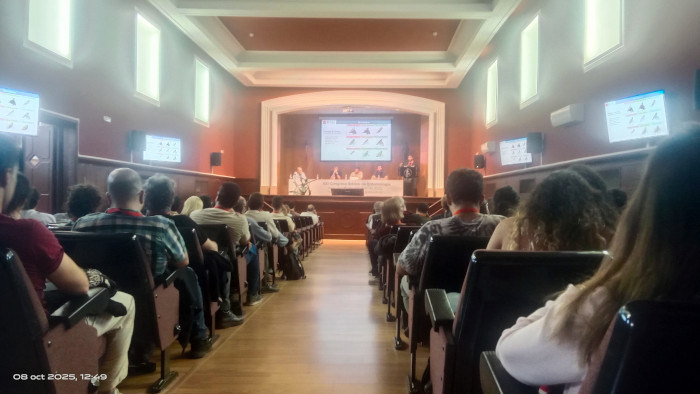 Ponentes y asistentes en el XXI Congreso Ibérico de Entomología, celebrado en la Universidad Católica de Ávila.