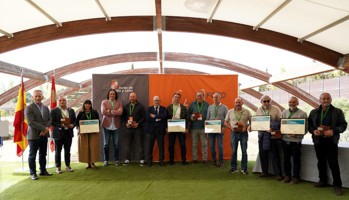 Galardonados durante la última edición del Premio Fuentes Claras.