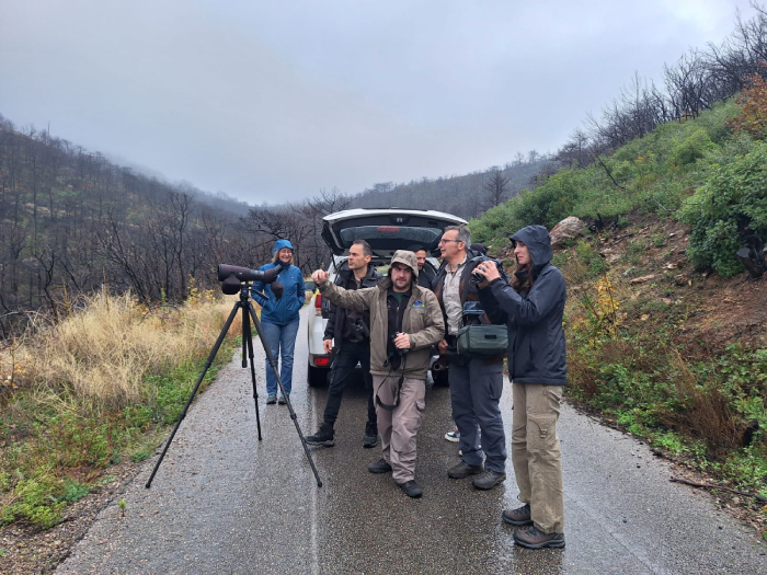 Salida de campo durante la reunión de Dadia.