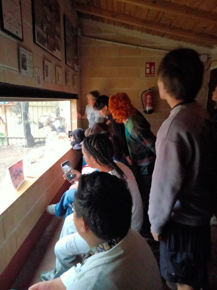 Miembros del Grupo Alamedilla durante la visita a nuestras instalaciones.