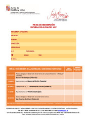 Ficha de inscripción